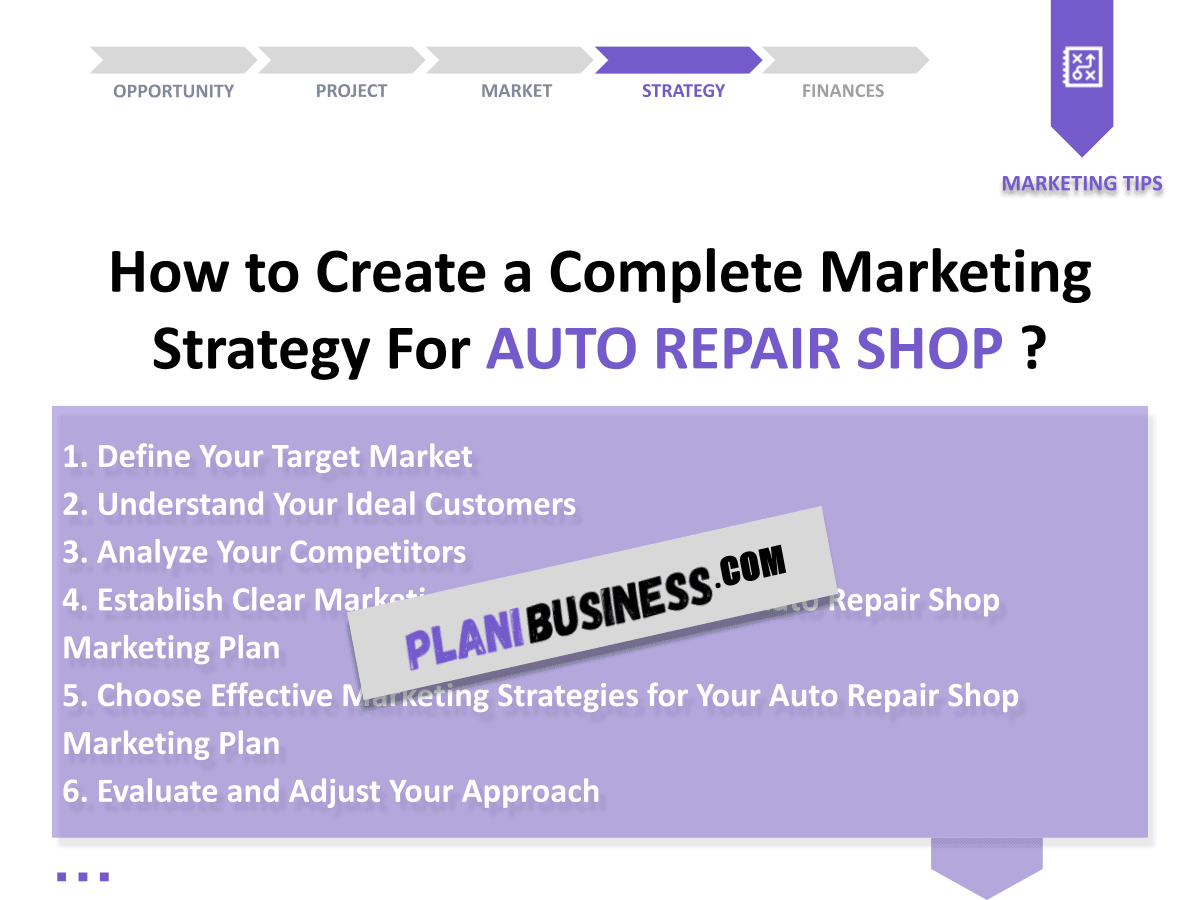 Create Your Auto Repair Shop SWOT Analysis (with 10 Examples)
