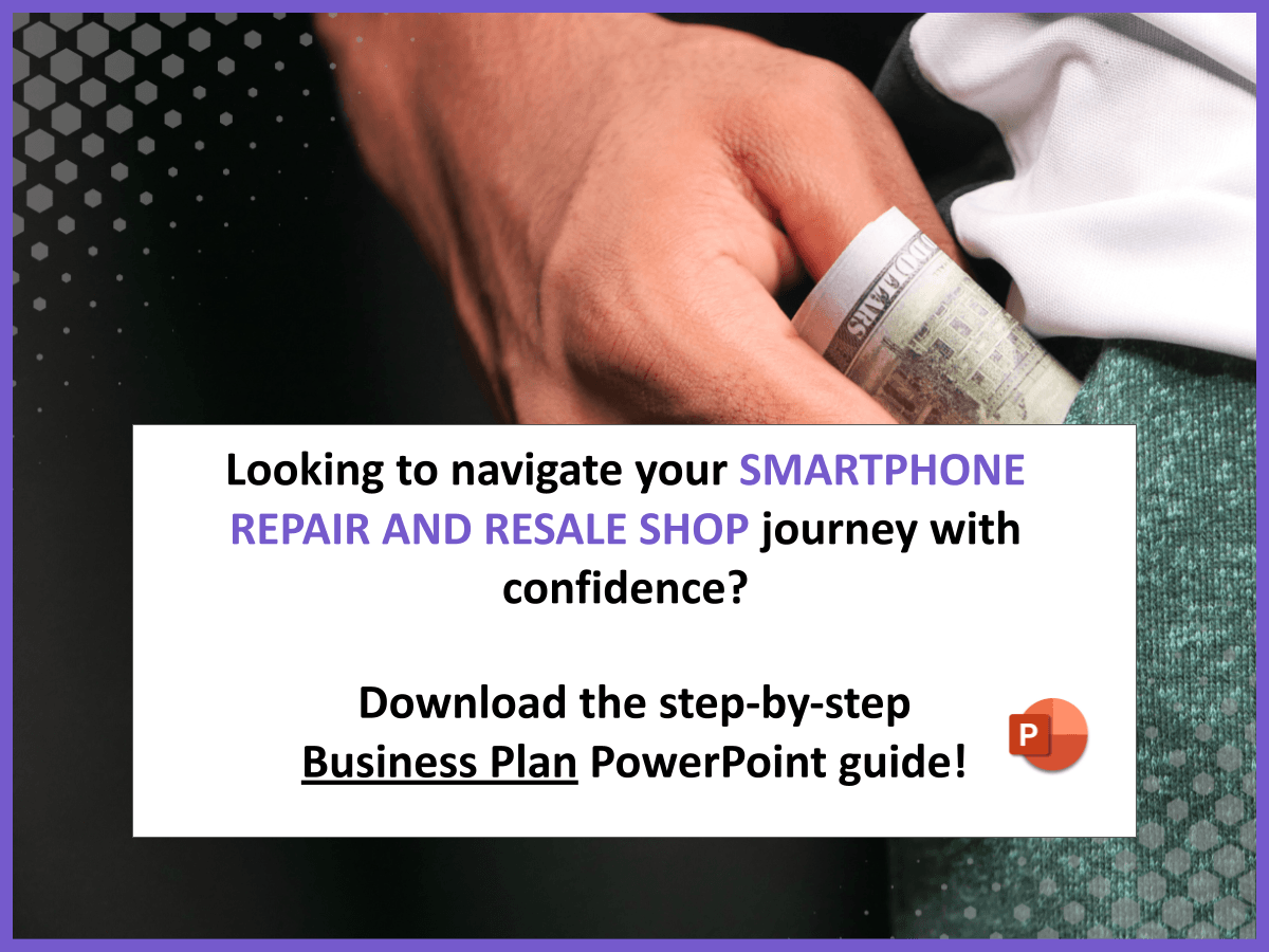 Smartphone Repair And Resale Shop SWOT Analysis: 10 Examples of Effective Strategies and how to build a business plan for Smartphone Repair And Resale Shop 1 BG