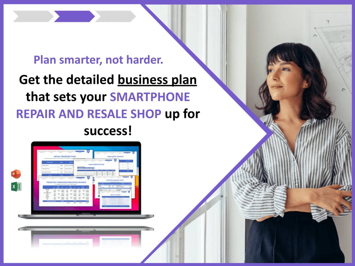 Smartphone Repair And Resale Shop SWOT Analysis: 10 Examples of Effective Strategies and how to build a business plan for Smartphone Repair And Resale Shop 4 BG