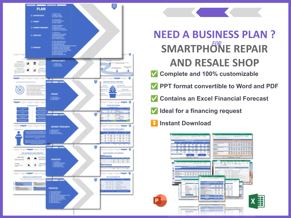 Smartphone Repair And Resale Shop SWOT Analysis: 10 Examples of Effective Strategies and how to build a business plan for Smartphone Repair And Resale Shop 6 BG