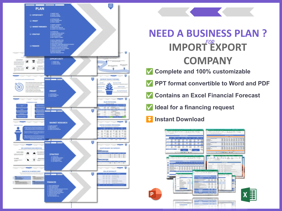 10 Examples of Effective SWOT Analysis for Import Export Company and how to build a business plan for Import Export Company 6 BG