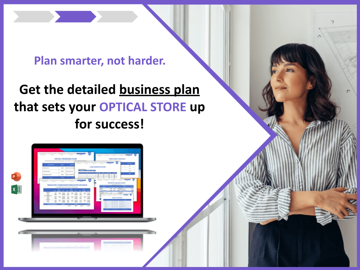 Optical Store SWOT Analysis: 10 Examples of Best Practices and how to build a business plan for Optical Store 4 BG