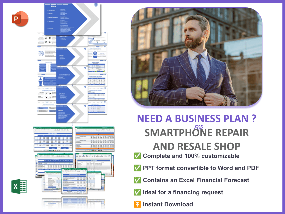 Smartphone Repair And Resale Shop SWOT Analysis: 10 Examples of Effective Strategies and how to build a business plan for Smartphone Repair And Resale Shop 6 MT