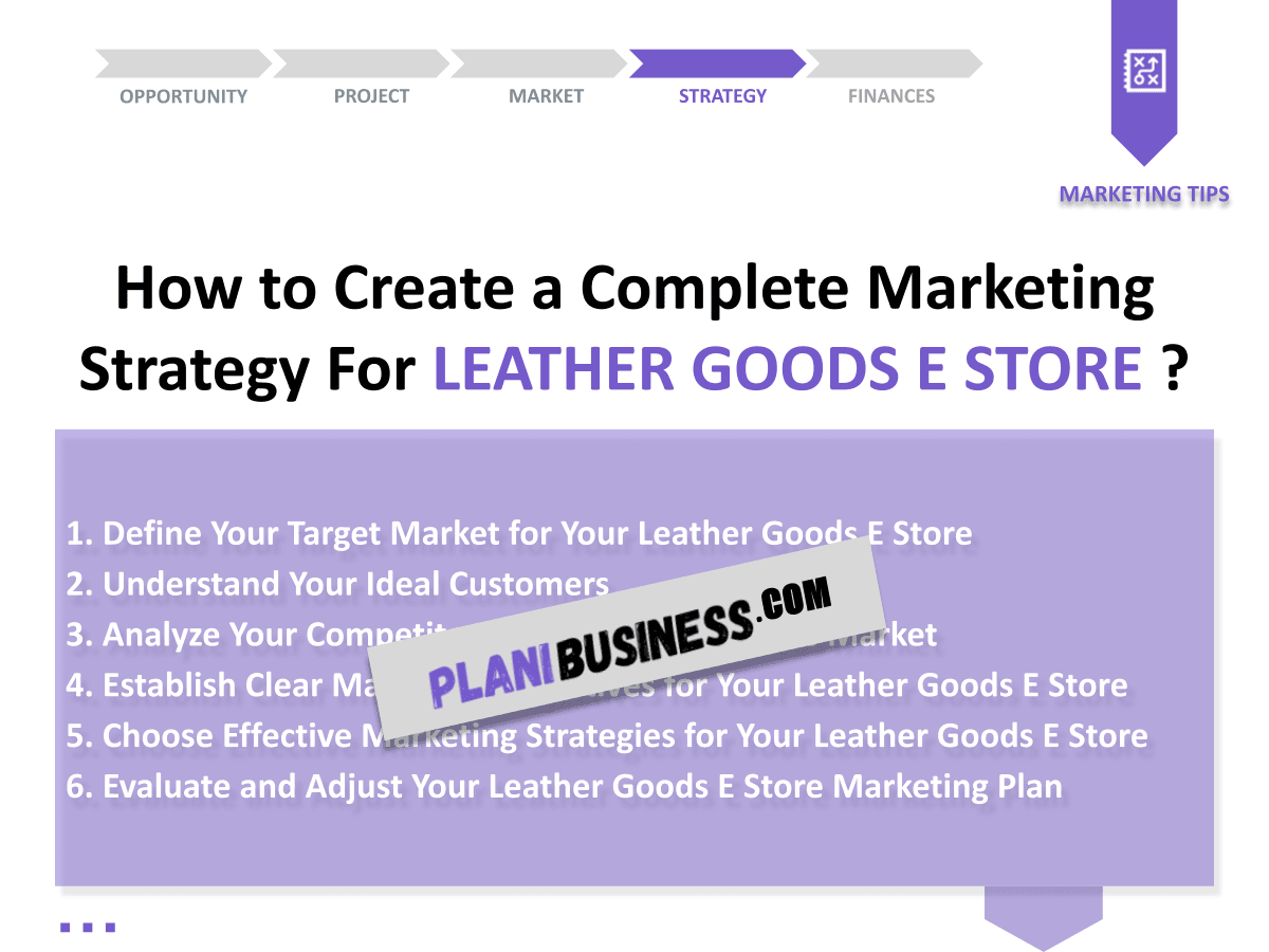 SWOT Analysis in Leather Goods E Store: 10 Examples to Inspire You