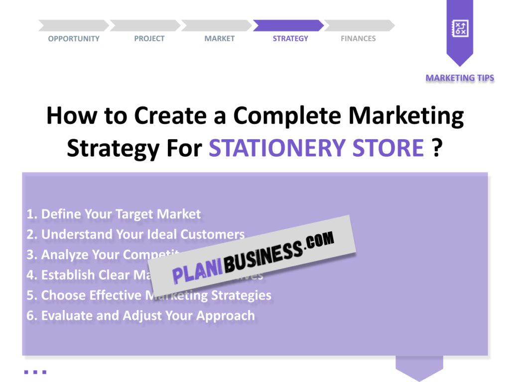 How to Formulate a Stationery Store Marketing Plan? With Example