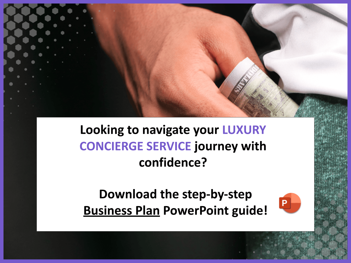 Luxury Concierge Service SWOT Analysis: 10 Examples of Strategic Planning and how to build a business plan for Luxury Concierge Service 1 BG