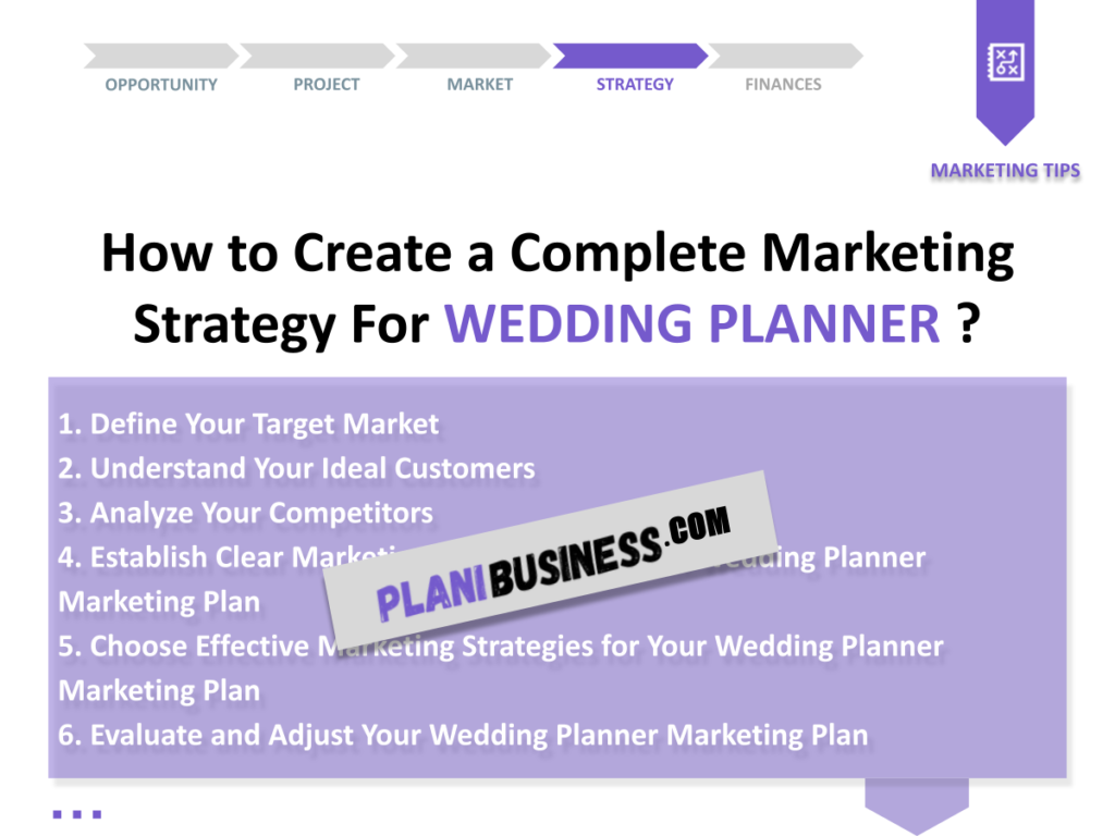 How to Build a Wedding Planner Marketing Plan? With Example