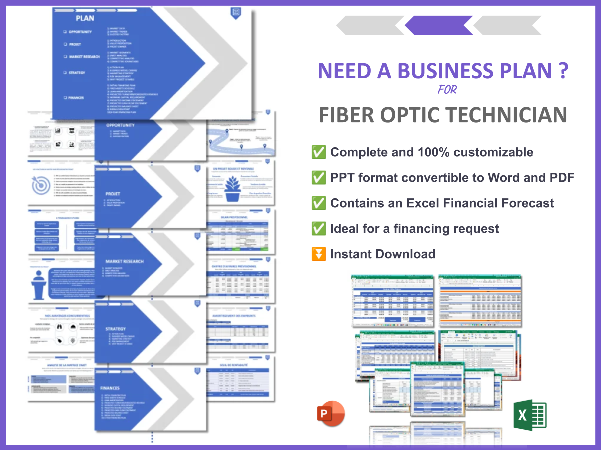 Fiber Optic Technician SWOT Analysis: 10 Examples of Comprehensive Analysis and how to build a business plan for Fiber Optic Technician 6 BG
