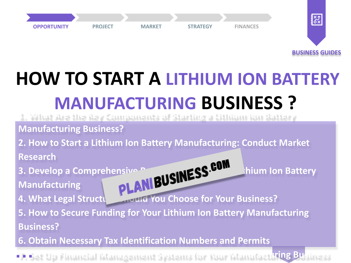 Lithium Ion Battery Manufacturing SWOT Analysis: 10 Examples of Comprehensive Analysis